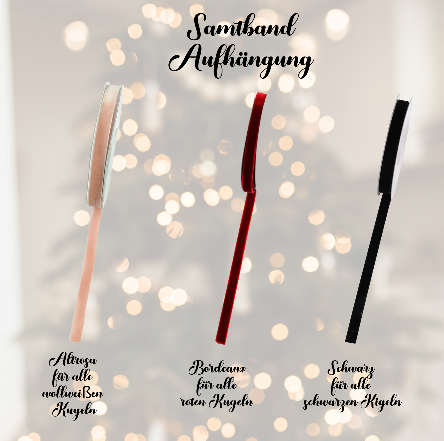 Premium Weihnachtskugel aus Glas - personalisiert glänzend