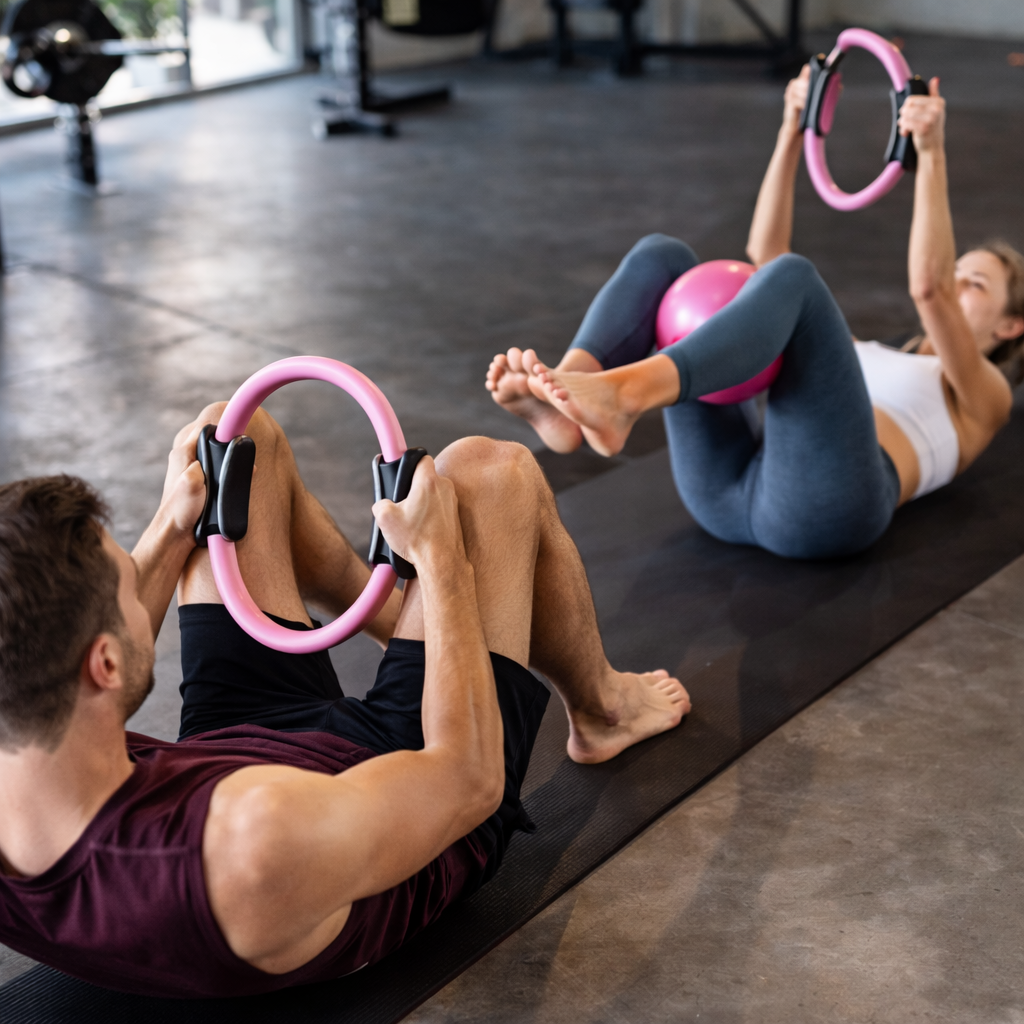 Pilates Set Pink – Ring & Ball für Home Workout | Core Training & Body Toning