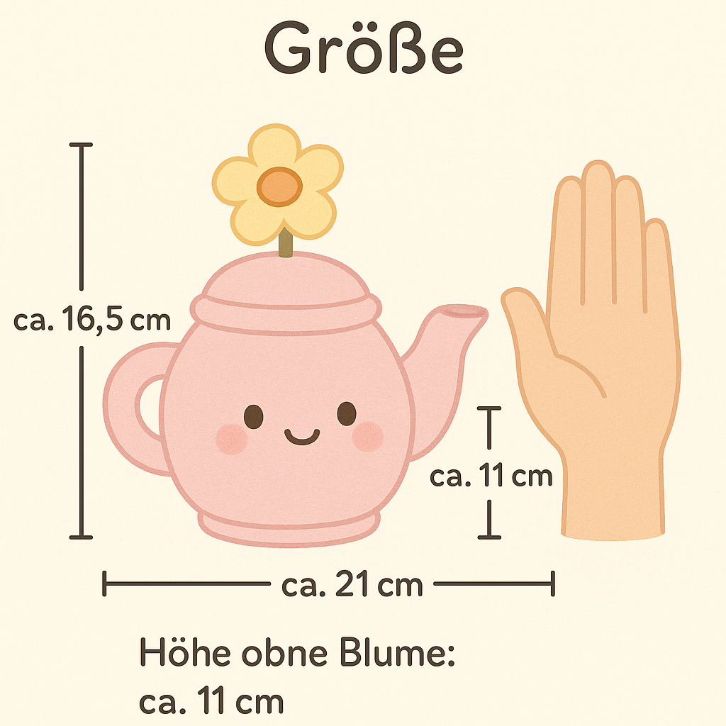 Süße Plüsch-Teekanne (Linda & Emma)