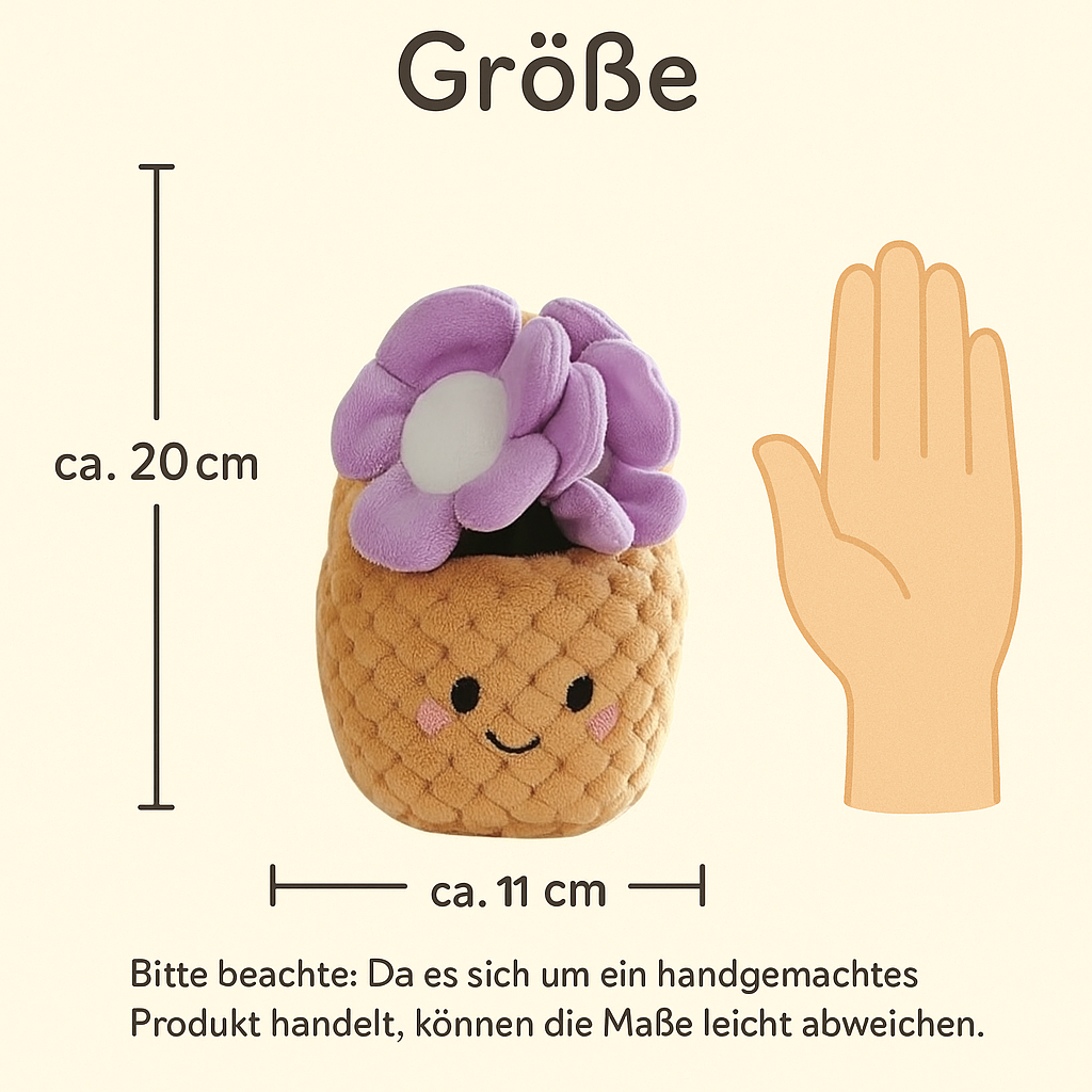 Süße Plüsch-Blume Chloe