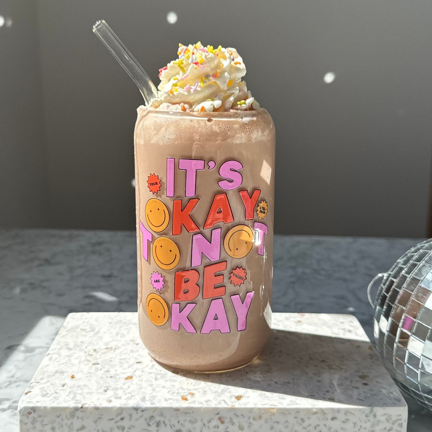 Trinkglas - Okay not to be Okay