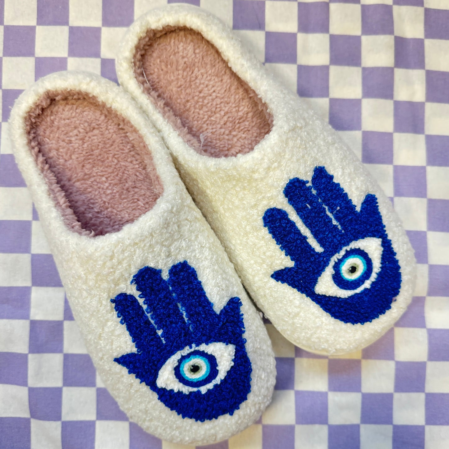 Hausschuhe - Hamsa Hand