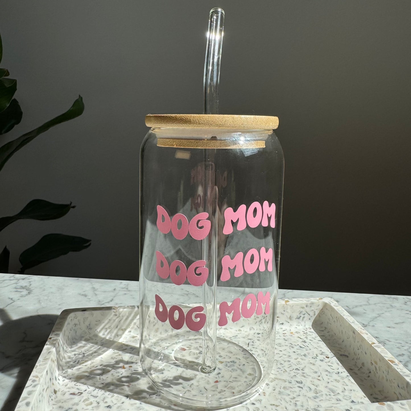 Trinkglas - Dog mom 2.0