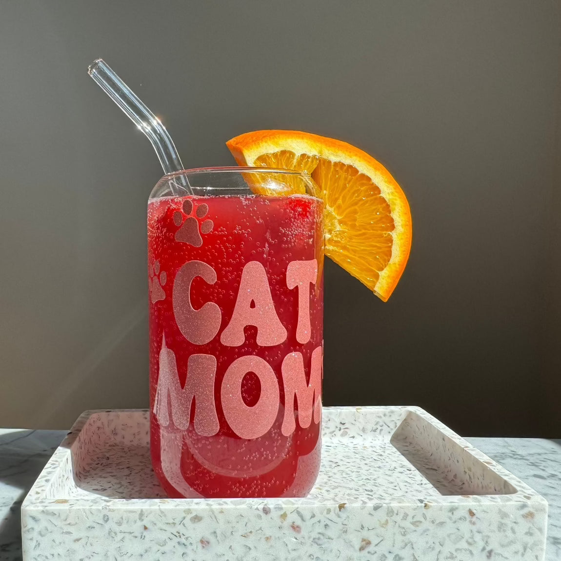 Trinkglas - Cat mom