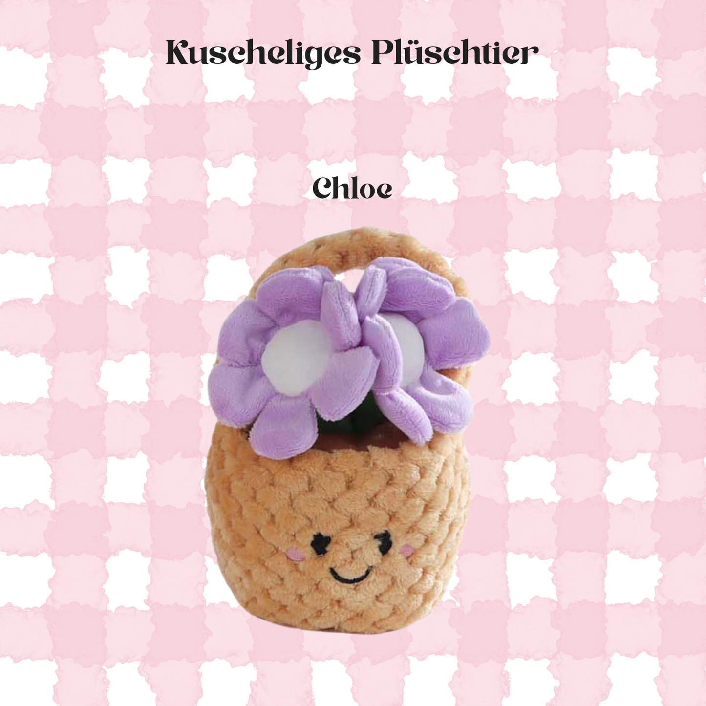 Süße Plüsch-Blume Chloe