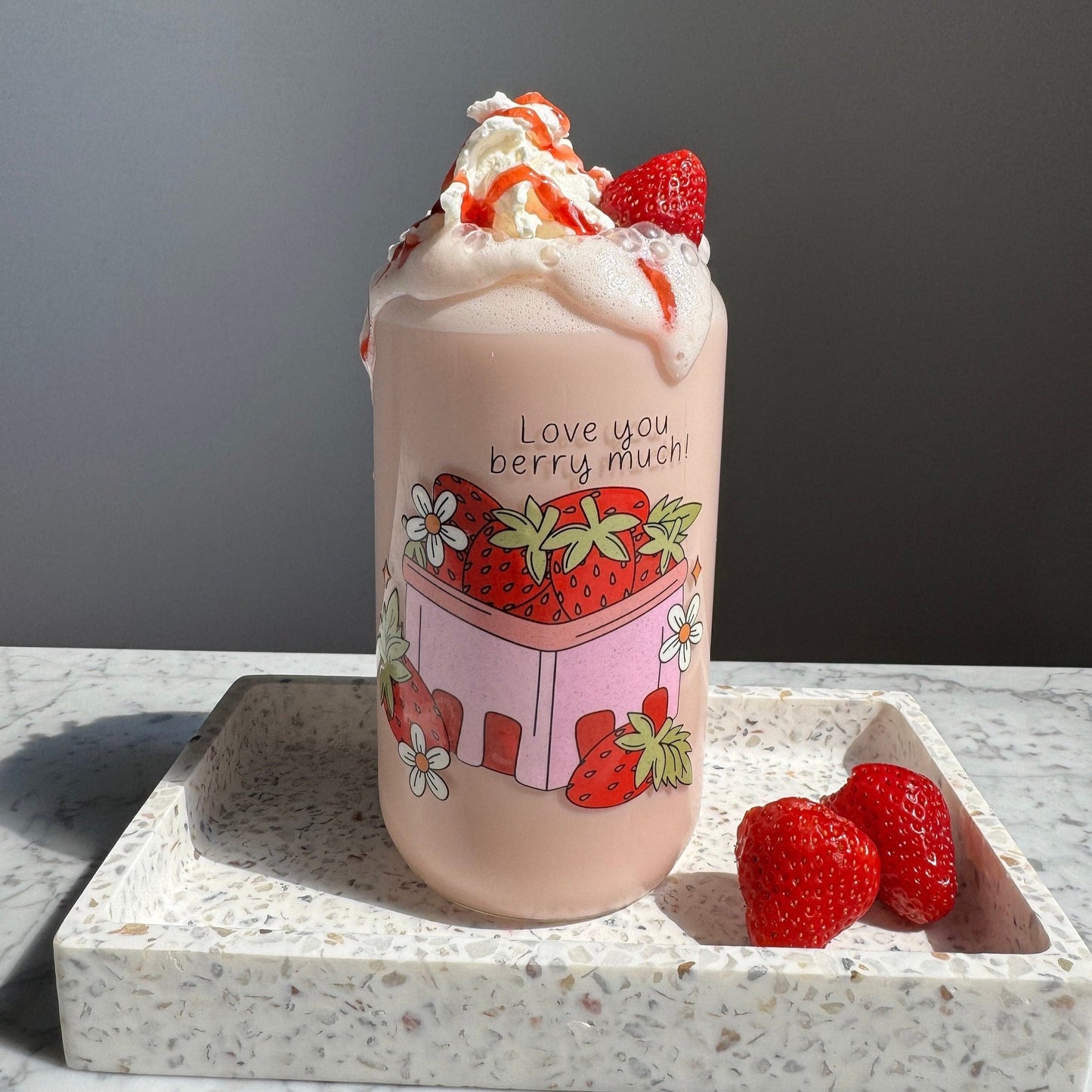 Trinkglas - Love you berry much!