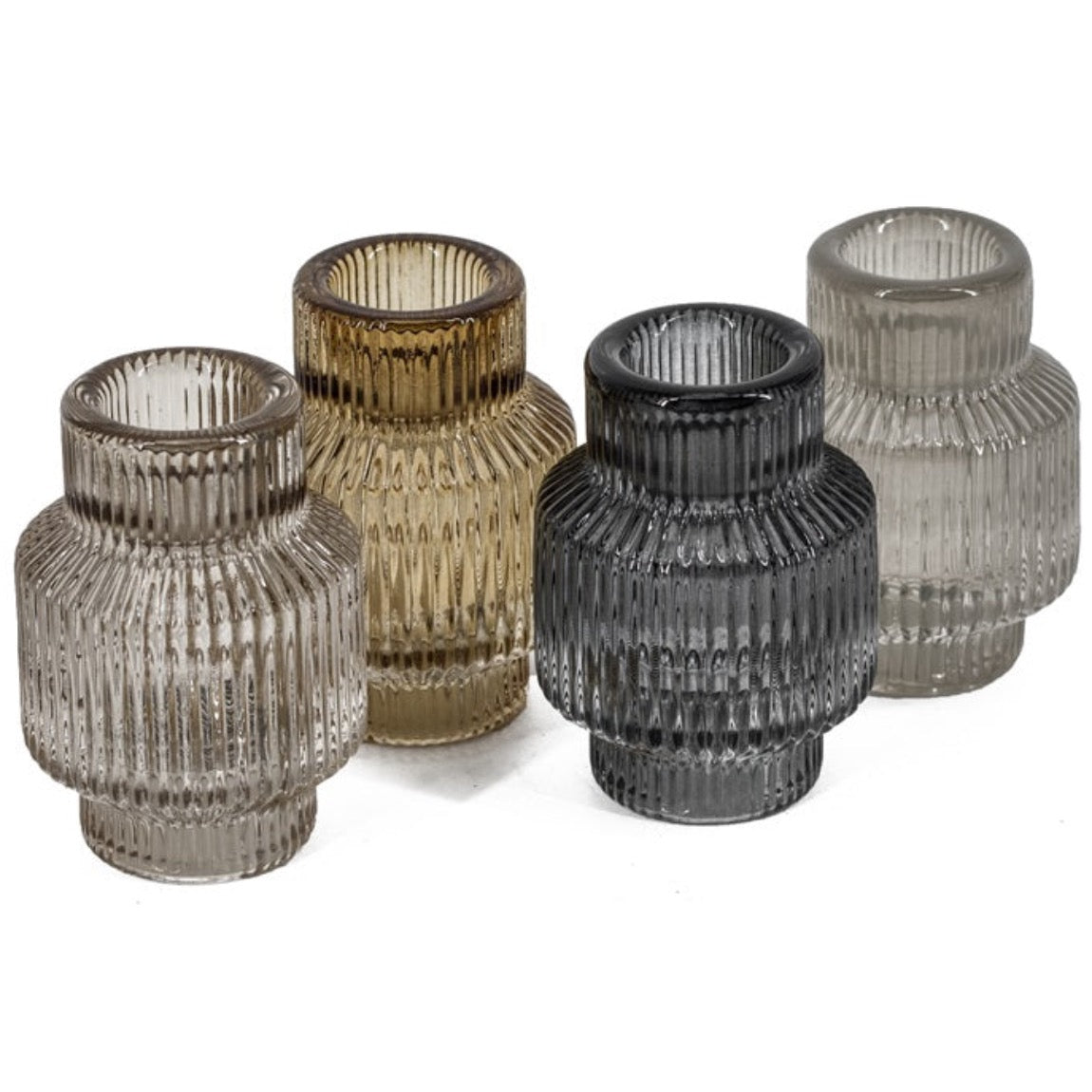 Kerzenhalter aus Glas - small