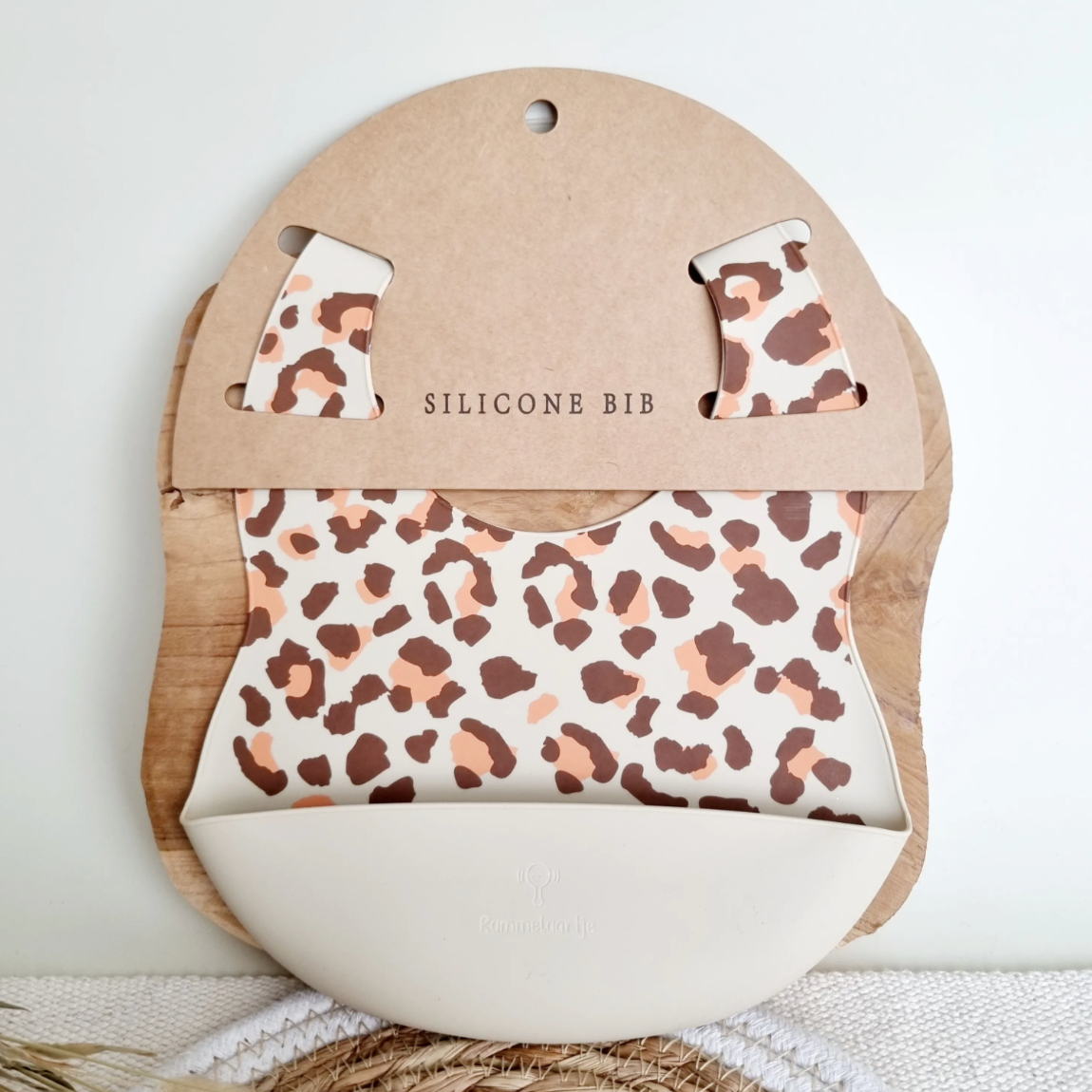 Lätzchen aus Silikon - Leopard