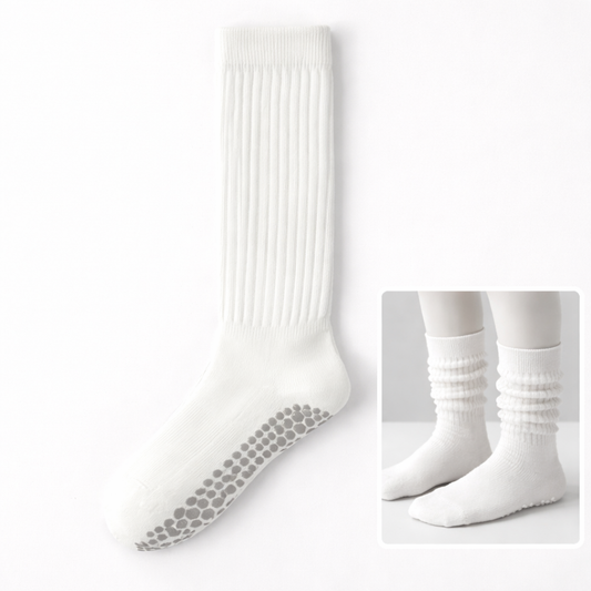 Pilates Grip Socken – Anti-Rutsch für Barre & Reformer | Weiß 2.0 (Kopie)