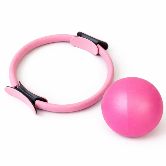 Pilates Set Pink – Ring & Ball für Home Workout | Core Training & Body Toning