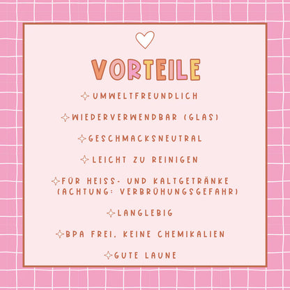 Personalisierbares Trinkglas „The Life of a …“