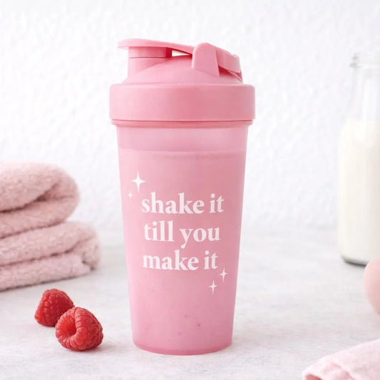 Pink Protein Shaker „Shake it till you make it